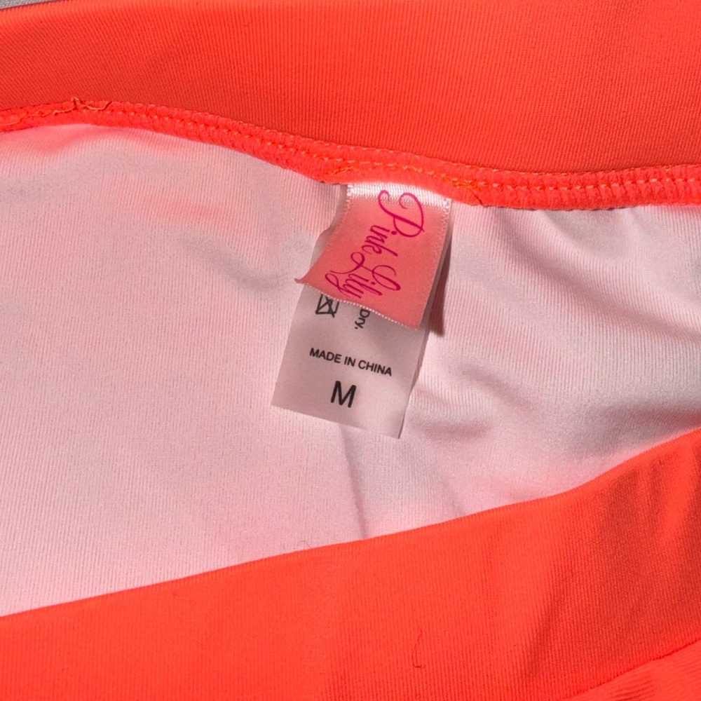 NWOT: Pink Lily Brightest Days Orange Bikini Bottoms - Picture 5 of 6